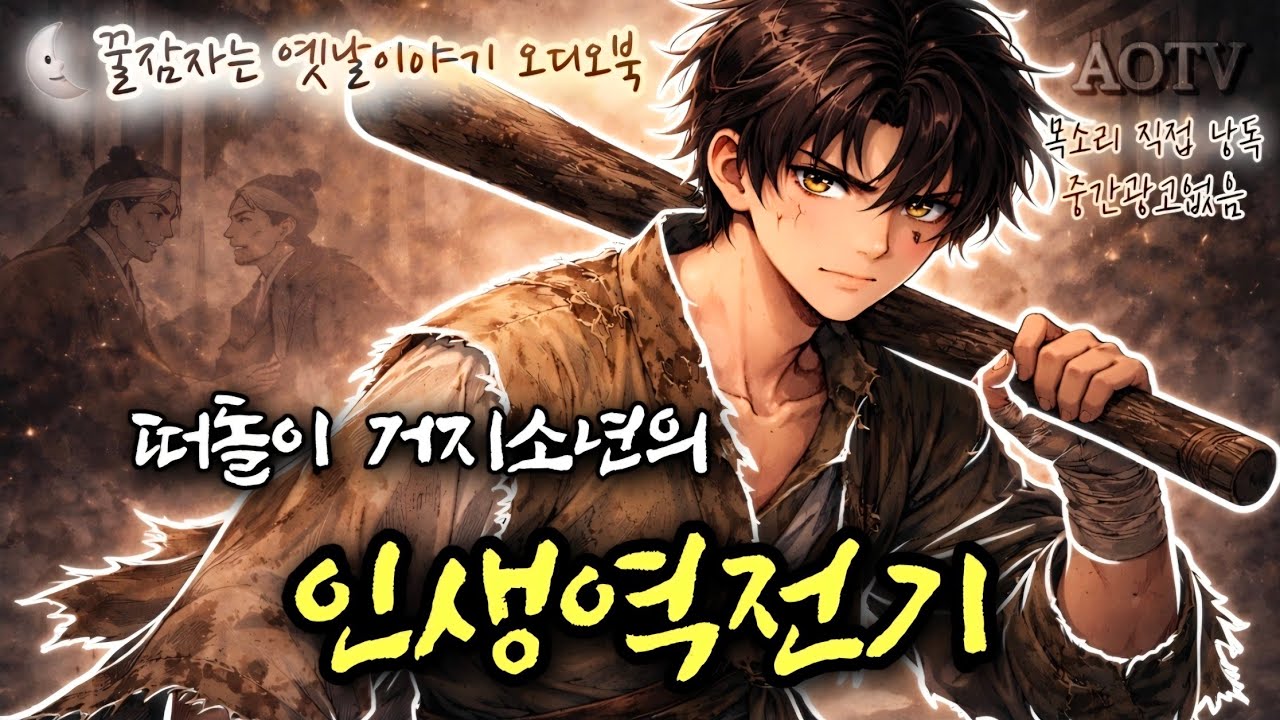 🌜떠돌이 거지 소년의 인생역전 등 옛날이야기 3편, 중간광고없는 잠자리동화, 전설, 민담, 책 읽어주는 여자, 잠잘때 듣는 오디오북 #알오티비
