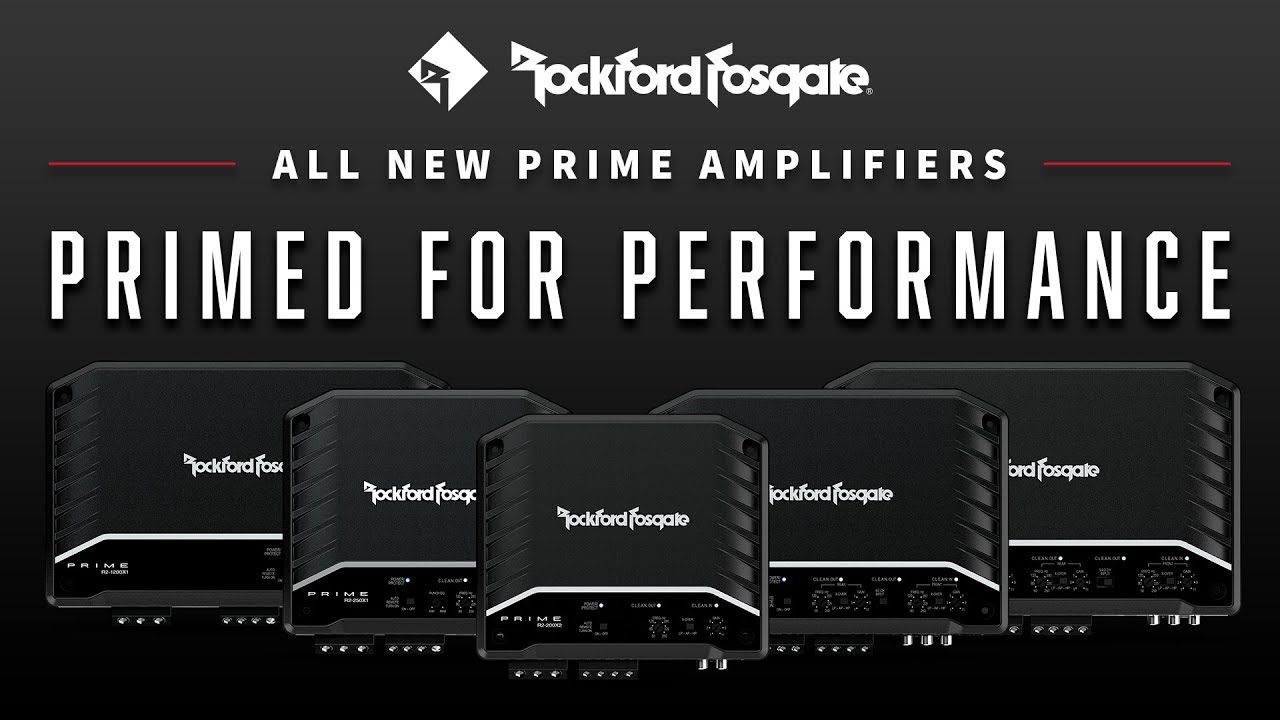 Rockford Fosgate Prime R2 Amplifiers