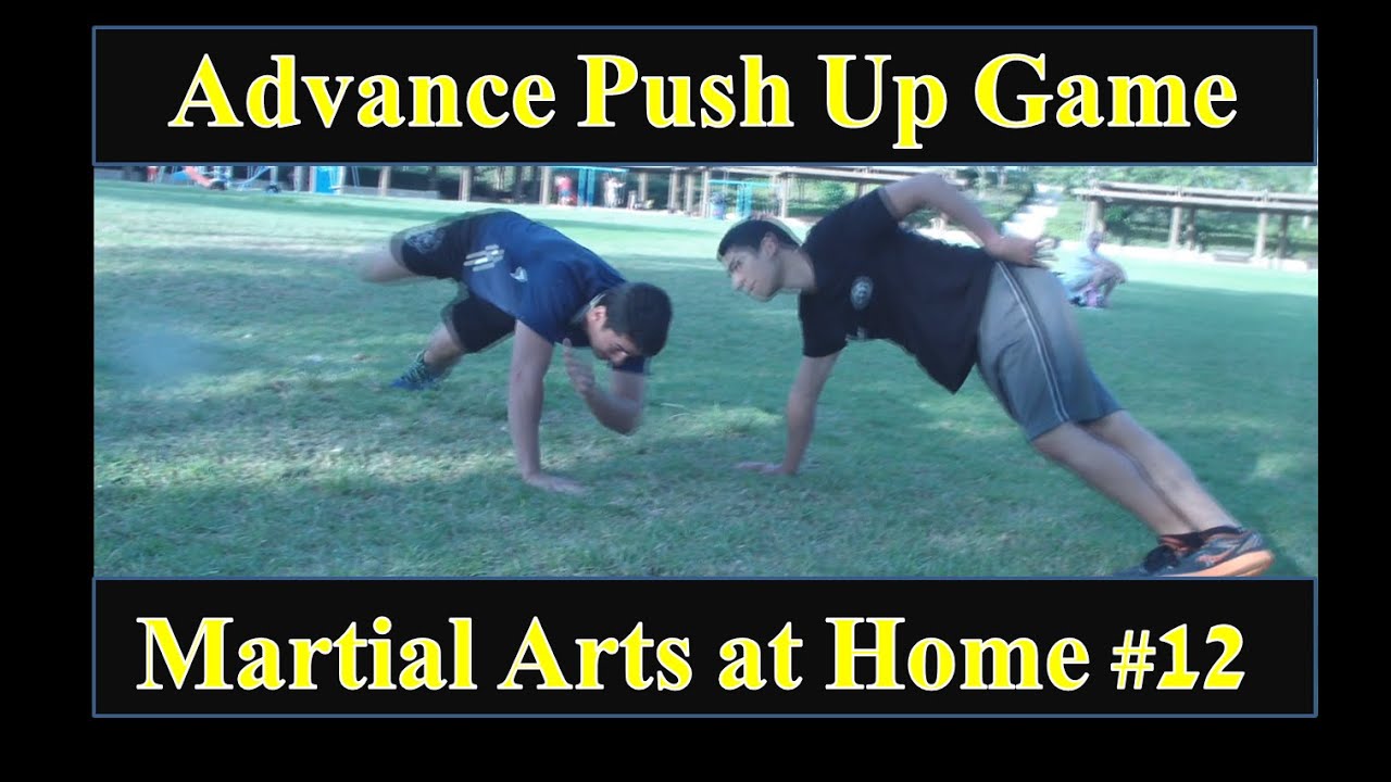 Martial Arts at Home #12 - HARD Push Up Take Down Game