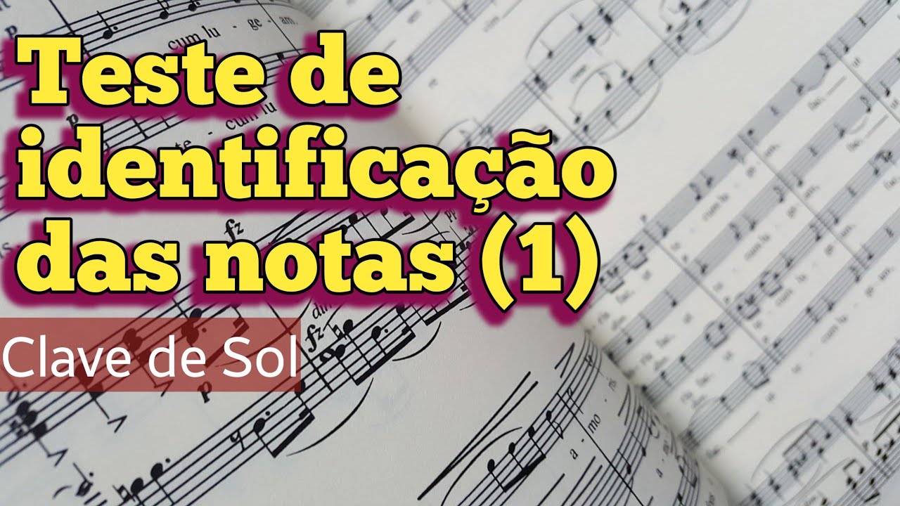 Teoria Musical | Clave de Sol: Identificação das notas #001