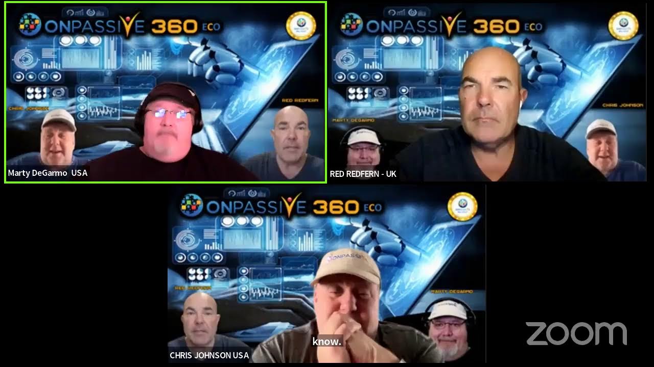 #ONPASSIVE- 360&deg;  Chris Johnson, Red Redfern, Marty DeGarmo