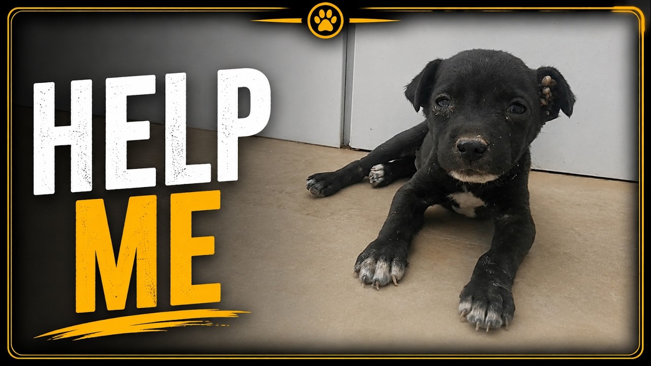 Everyone Walked Past This Starving Puppy Outside a Hospital… Until This Happened