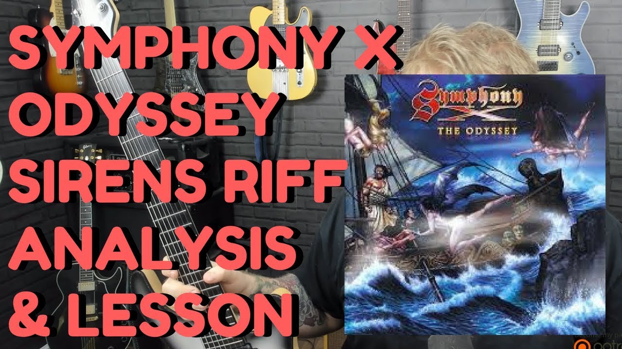 Symphony X Odyssey/Sirens Riff In Depth Theory Analysis & Guitar Lesson - Michael Romeo