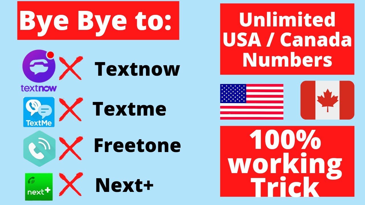 How to get US / Canada Numbers for SMS Verification | Free Phone Numbers | 2nd line problem fixed