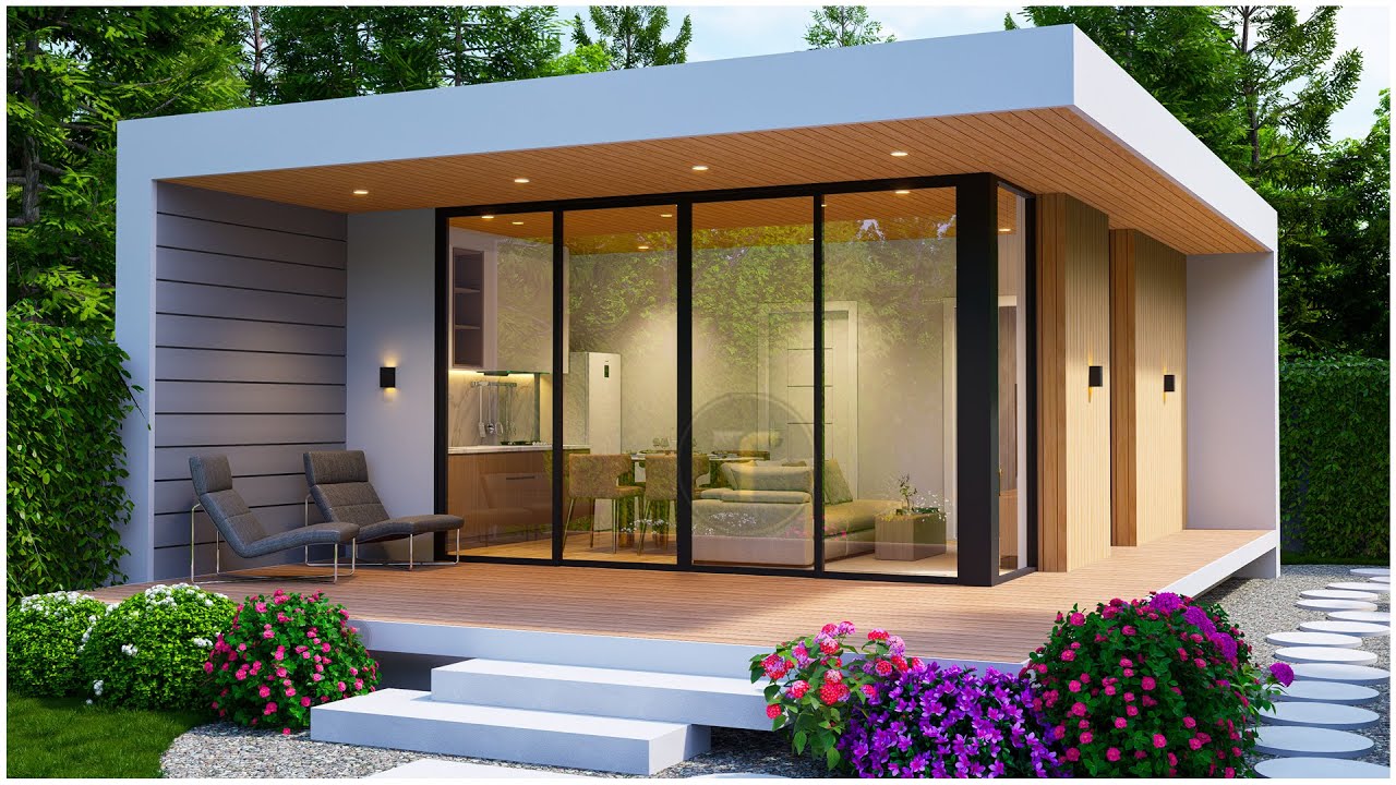 Modern Tiny House Design  | 5m x 6m Box Type (Simple Life)
