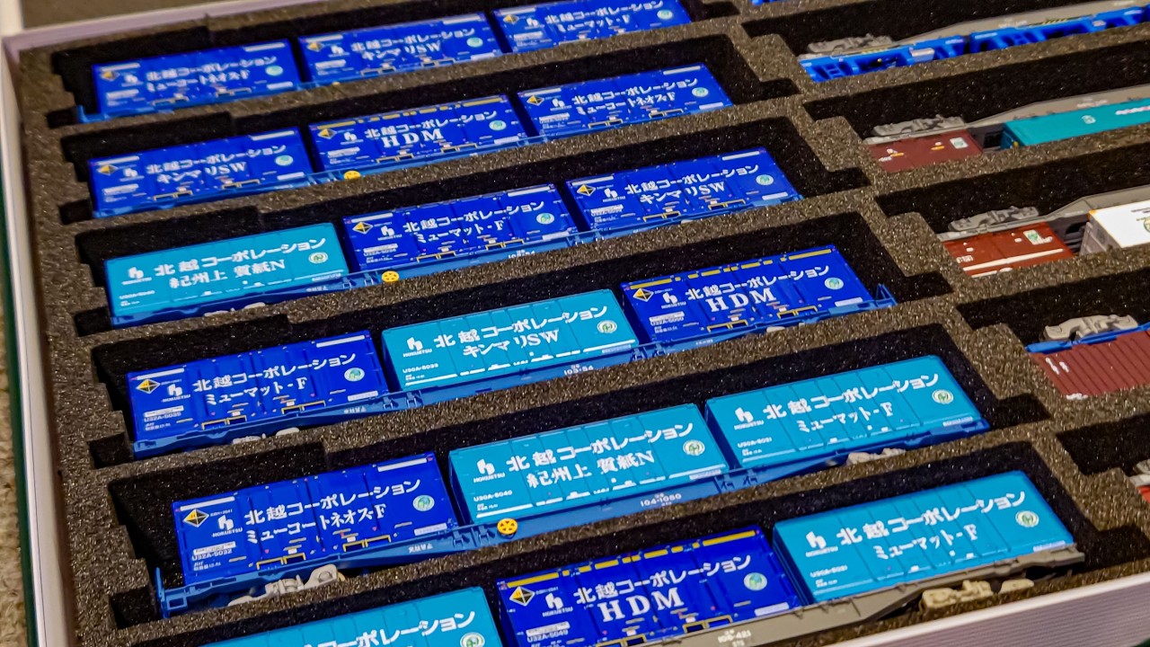 ;【鉄道模型】【貨物列車】【EF510 レッドサンダー】北陸を駆ける青い貨物列車とは～4071レ～【Nゲージ】