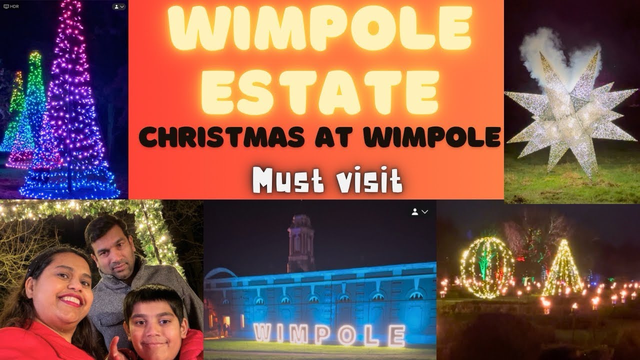 Wimpole Estate | Wimpole Estate Christmas Lights Tour | Wimpole Hall | Must-Visit Destination ❤️