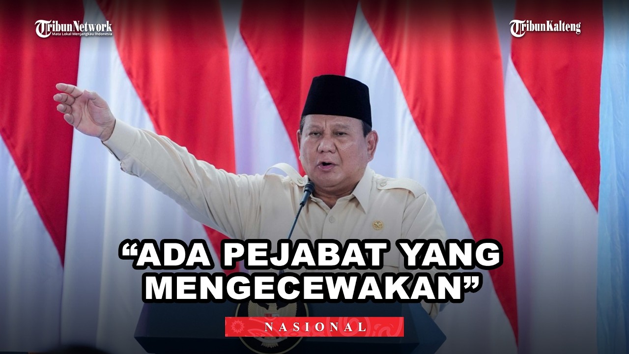 Prabowo Subianto Ungkap Ada Pejabat Pimpinan yang Mengecewakan soal Tanggung Jawab kepada Negara