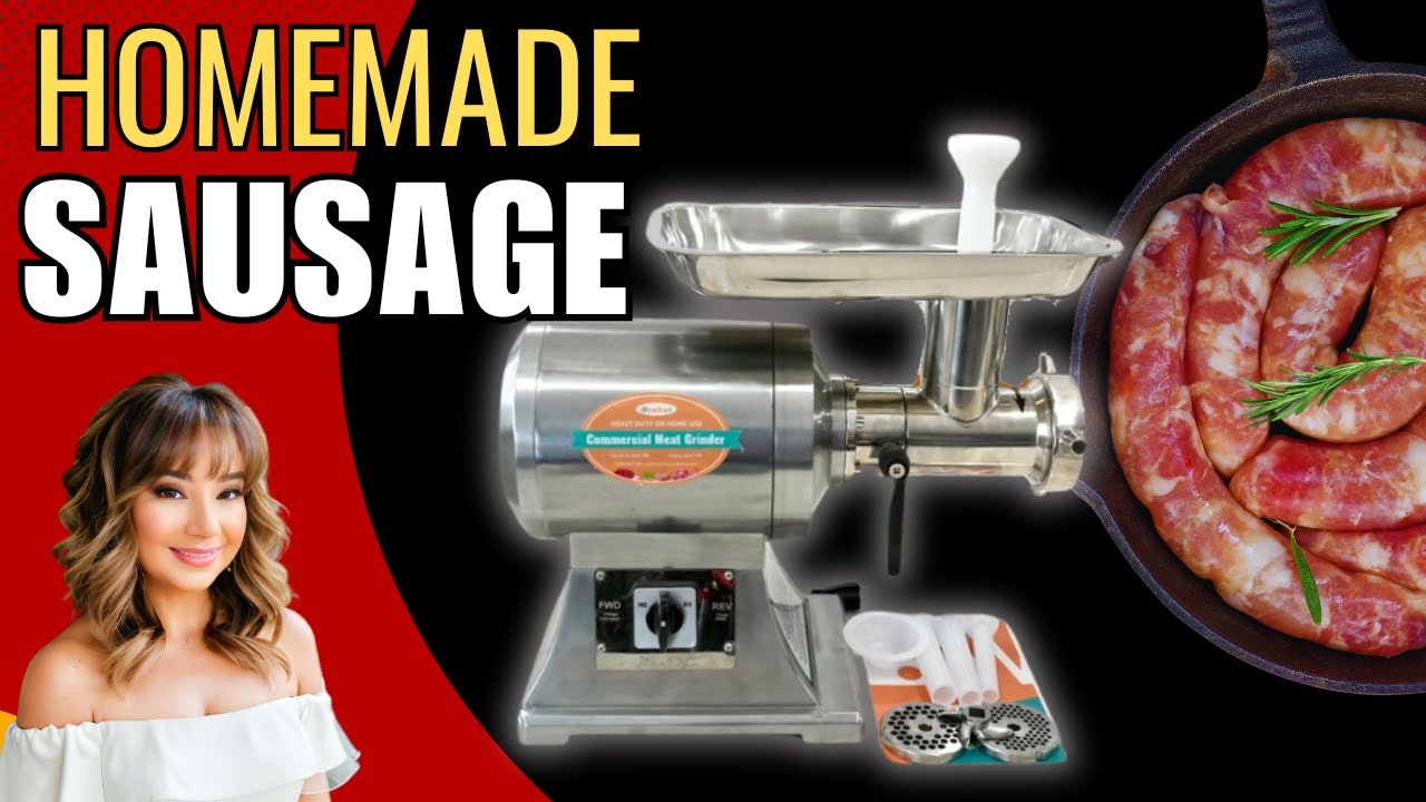 Making Homemade Sausage with the Newhai Meat Grinder
