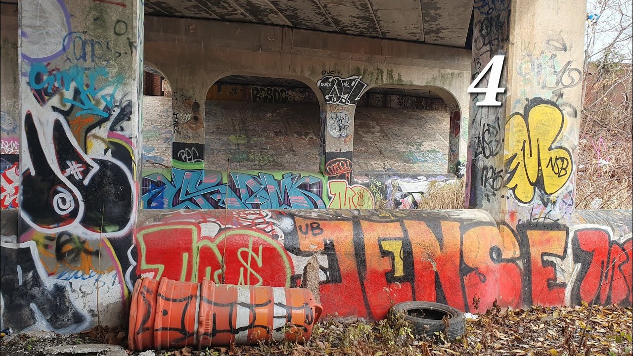 Exploring abandoned North Shore Branch, Part 4, Tower Hill station to Lake Ave station.