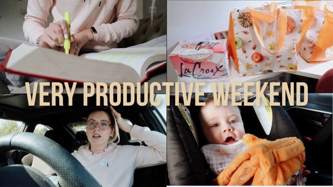PRODUCTIVE LAW SCHOOL WEEKEND VLOG