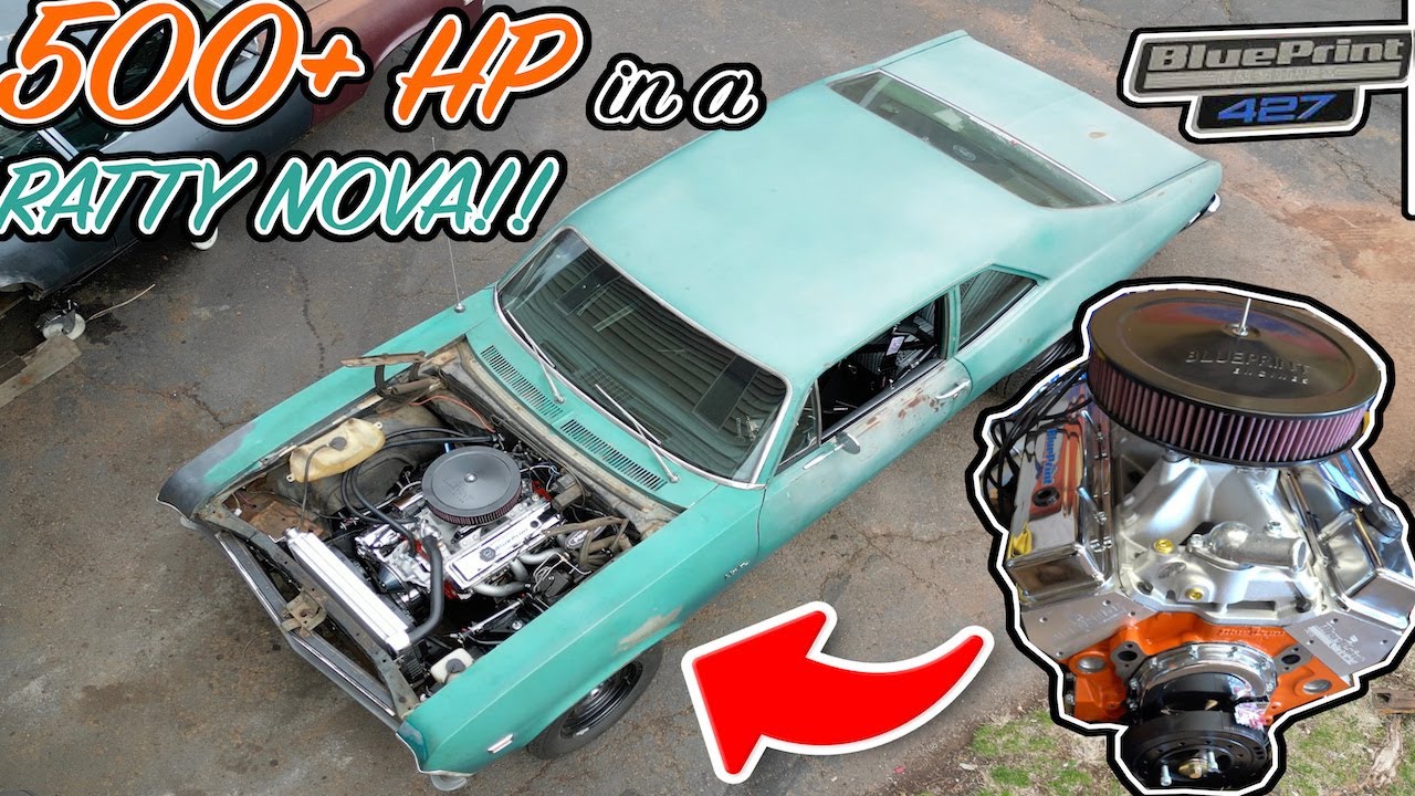 BLUEPRINT ENGINES 427 SBC IN '69 NOVA SLEEPER