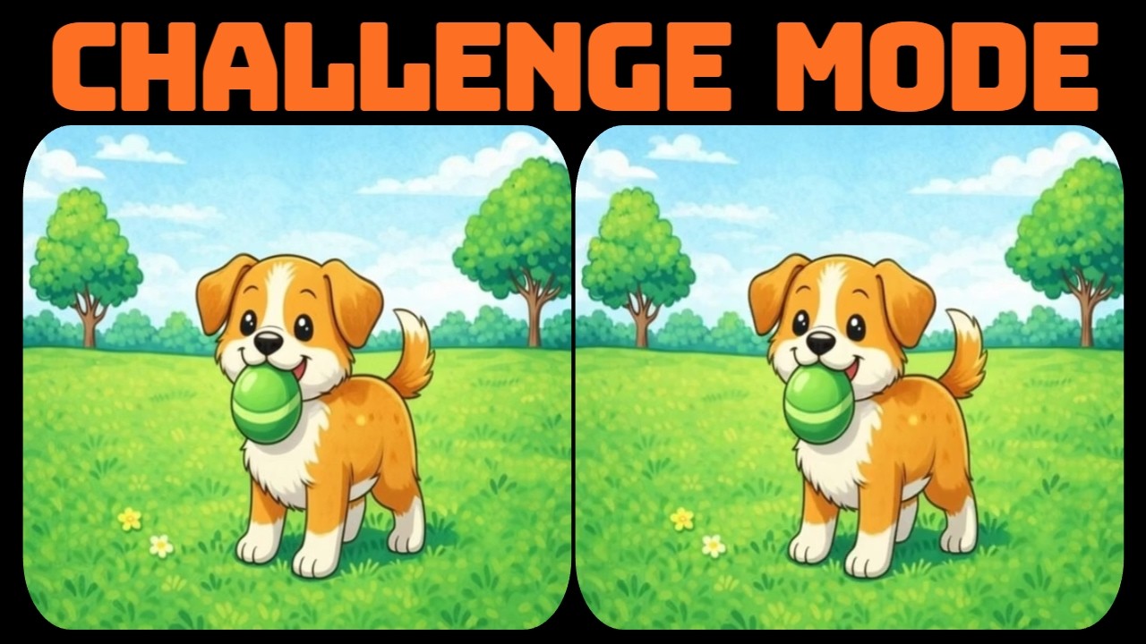 Spot the Difference 💪 | 間違い探し | Brain Training (Hard Mode)