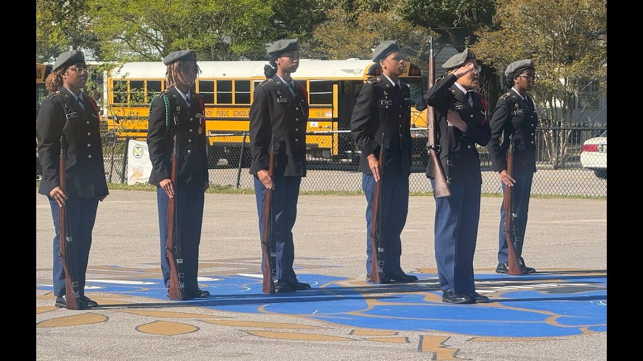 Murphy High School JROTC 3rd Place Armed Squad at Murphy High School Freshmen Drill Meet