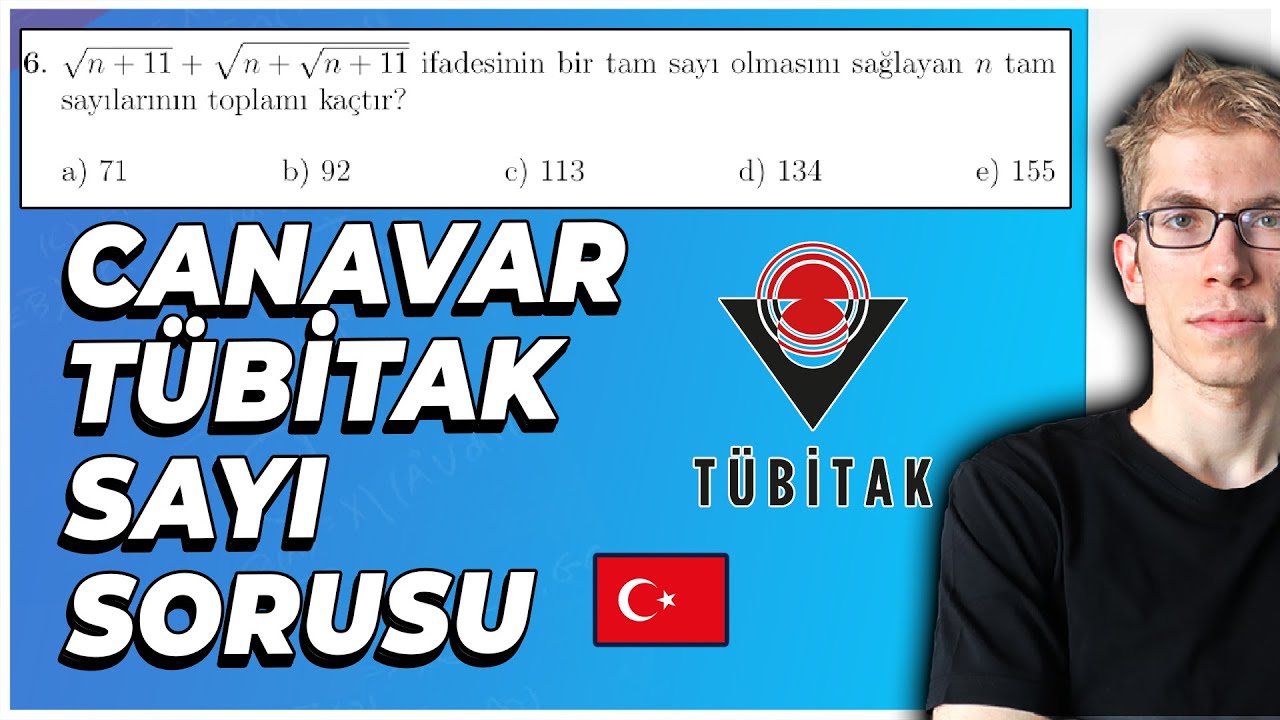Terleten Tübitak Lise Sayı Sorusu | 28. ULUSAL Bilim Olimpiyatları - 6.Soru