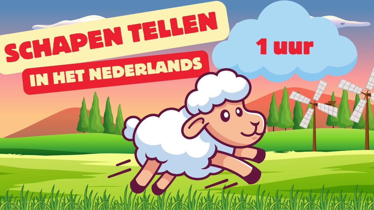 Schapen tellen 1 tot 1000 in het Nederlands | Rustgevende slaapondersteuning bij slapeloosheid (NL)