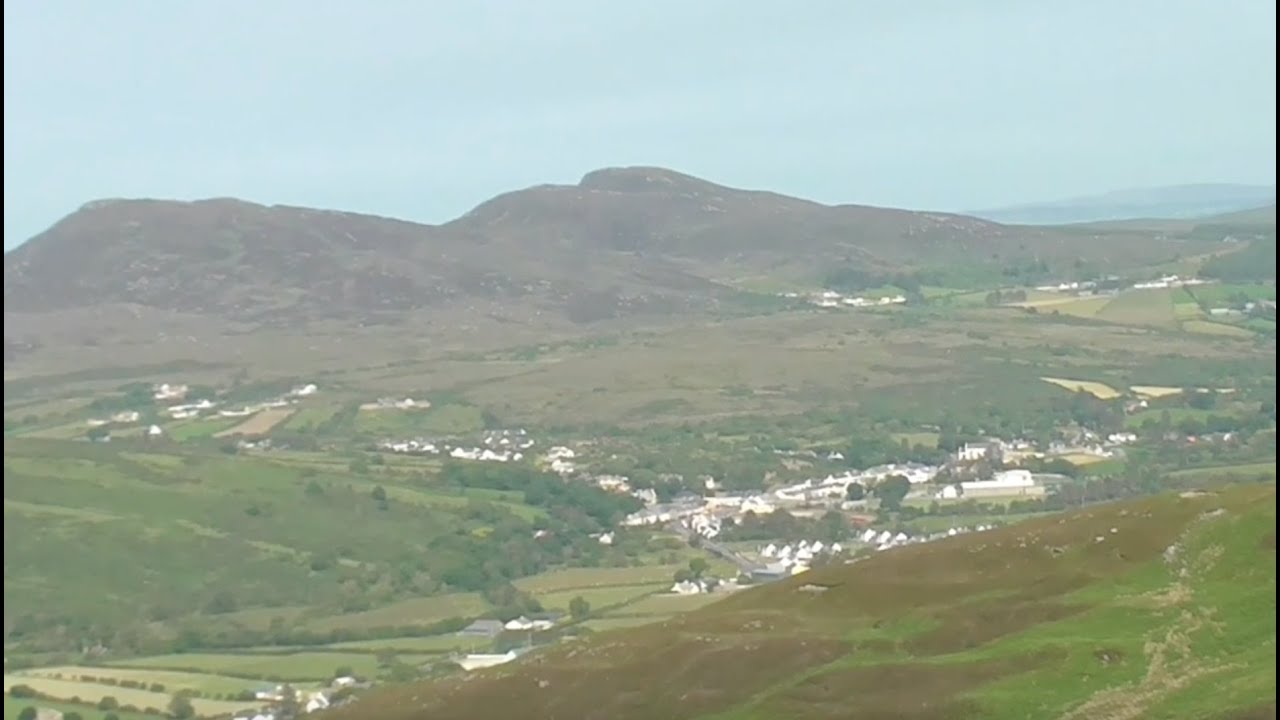 Looking down from Rachtan Hill