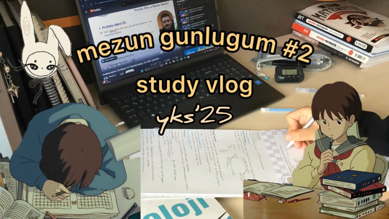 kafayı yemis bir mezunun 3 günü 🥰 / deneme sonucum / mezun gunlugum 🎀 #yks #yks2025
