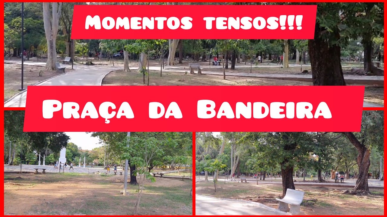 Momentos tensos na Praça da Bandeira!! Teresina Piauí
