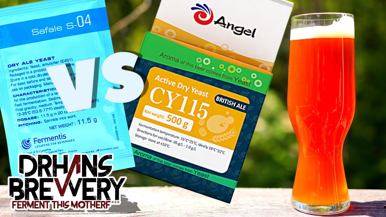 Brewing Yeast Compared Angel Yeast Cy115 VS Safale S04