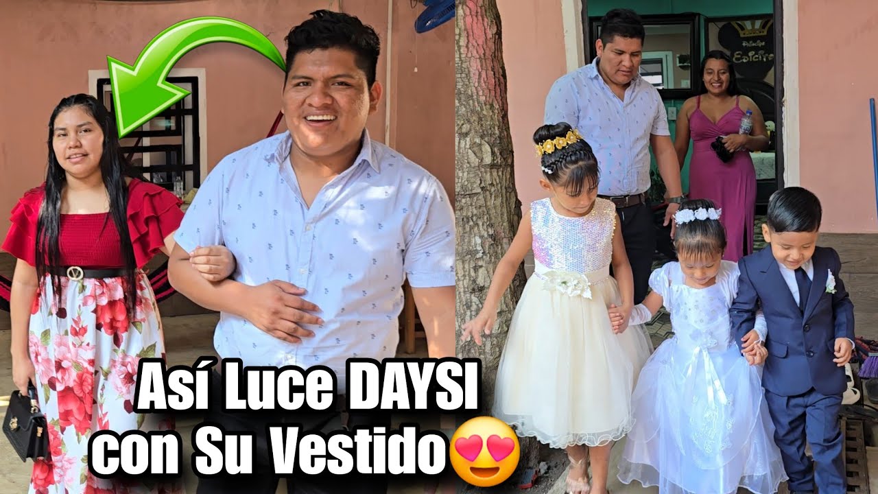 DAYSI Así Irá de Guapa a Lado de Su Esposo😍 Para La Grán BODA👰‍♀️👨‍💼 Ya Ván Los 3 SAPITOS🐸👰‍♀️