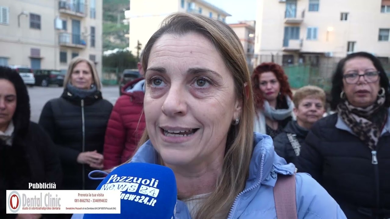 Pozzuoli, protesta nel Rione Artiaco: i residenti dicono no all’antenna telefonica su un palazzo
