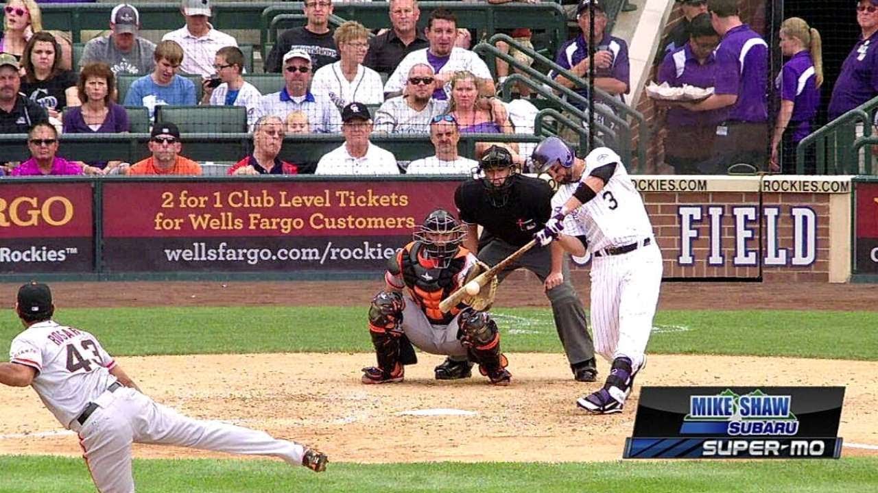 Cuddyer singles to extend streak to 27 games