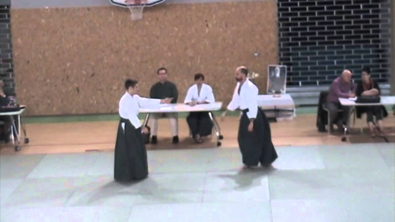 Examen 2ème Dan (ceinture noire) Aikido de Christophe Surace