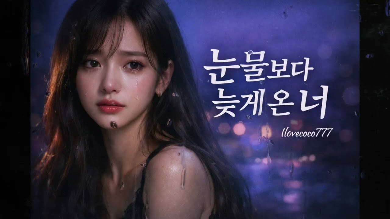 😭눈물보다 늦게 온 너  😫새벽에 들으면 눈물나는 여성 발라드