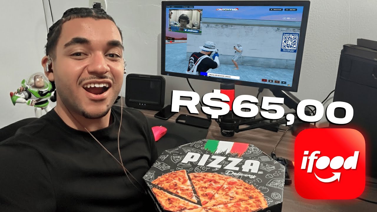 JOGUEI APOSTADO CONTRA STREAMERS ATÉ COMPRAR UMA PIZZA!
