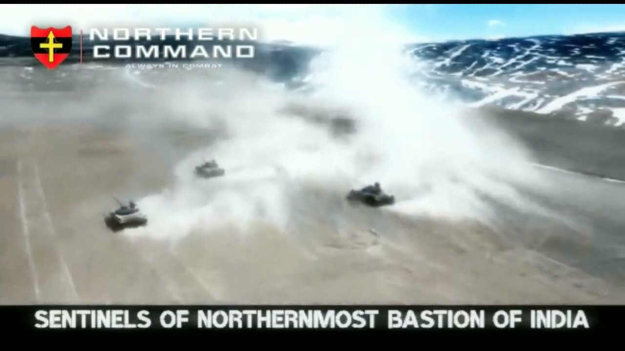 T72 Ajeya Main Battle Tanks : Deployed at Northern frontier to defence against China #indianarmy