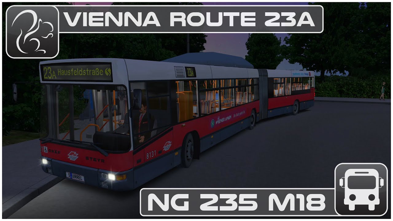 OMSI 2 - Vienna Route 23a (NG235 M18 Bendy Bus)