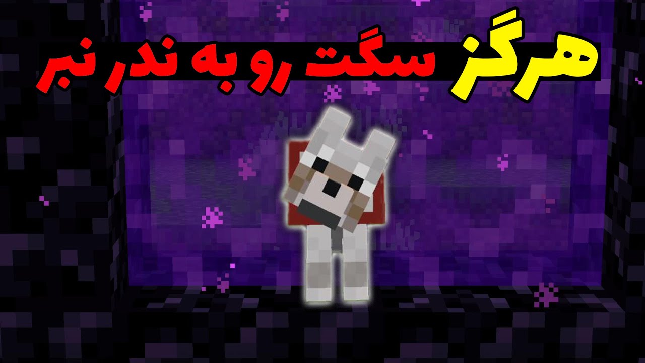 هیچوقت توی ماینکرفت سگت رو به ندر نبر وگرنه... 💀