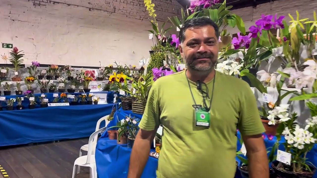Visita a 29ª Exposição Nacional de Orquídeas em Leme SP