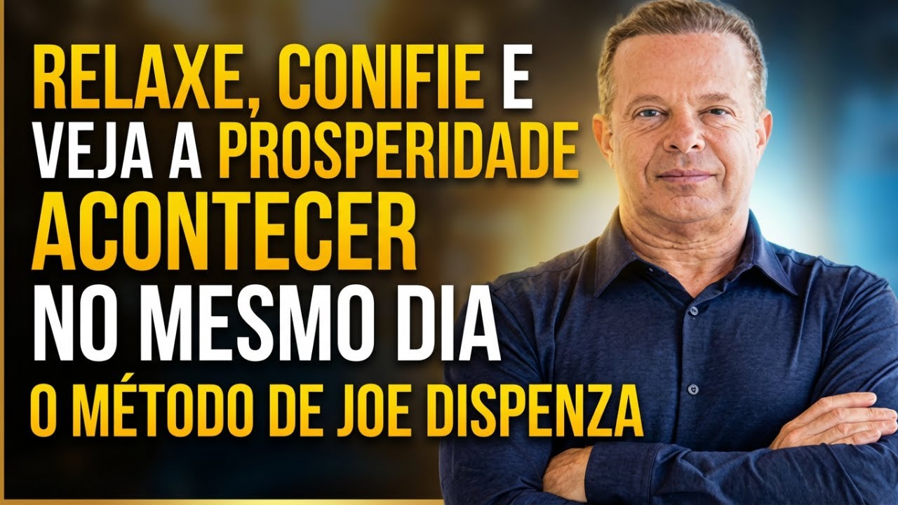 Relaxe Confie e Veja a Prosperidade Acontecer no Mesmo Dia  O Metodo de Joe Dispenza