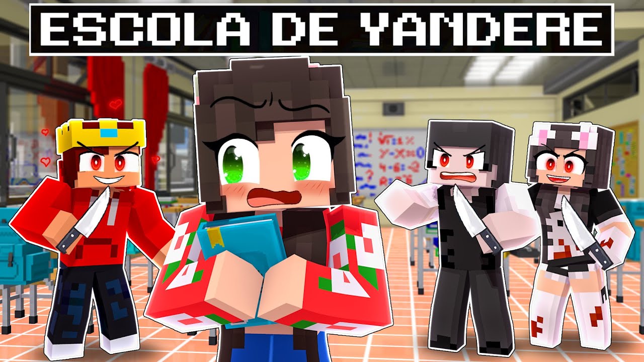 ESCOLA YANDERE no minecraft