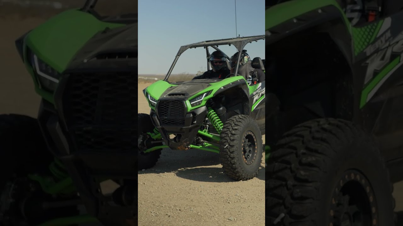 Supercharged Kawasaki KRX4 Testing in the Desert!