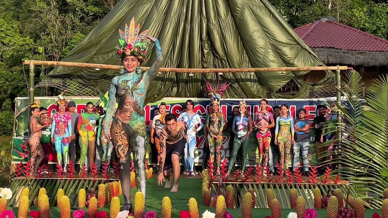 Concurso de cuerpos pintados en Paz Yaku! Body Paint🌈