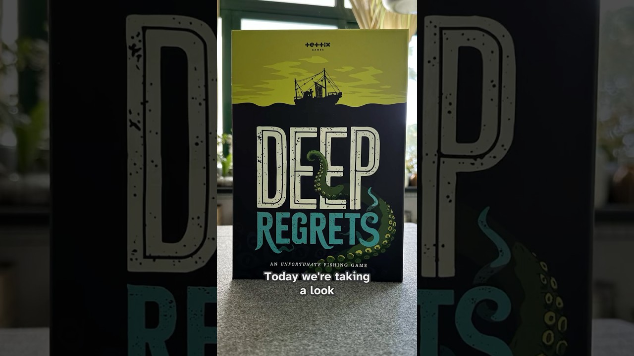 A quick Deep Regrets unboxing #tabletopduo #boardgame #tabletopgames