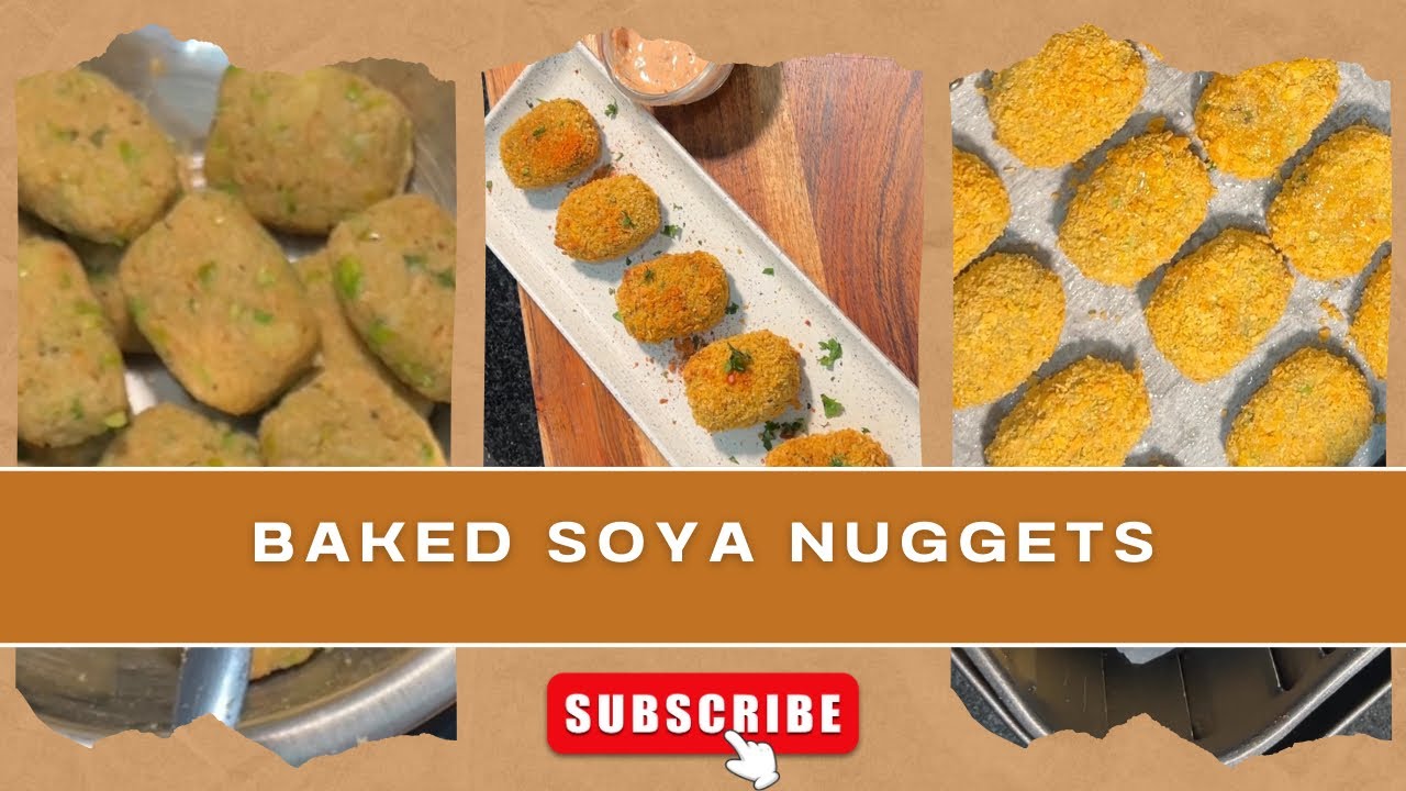 Crispy Soya Nuggets in Airfryer | Protein-Rich Veg Nuggets | No Deep Frying