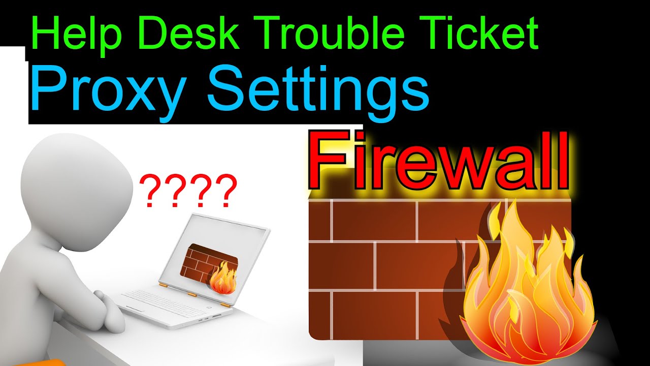 Help Desk Trouble Ticket, Proxy Settings and Firewall Explained