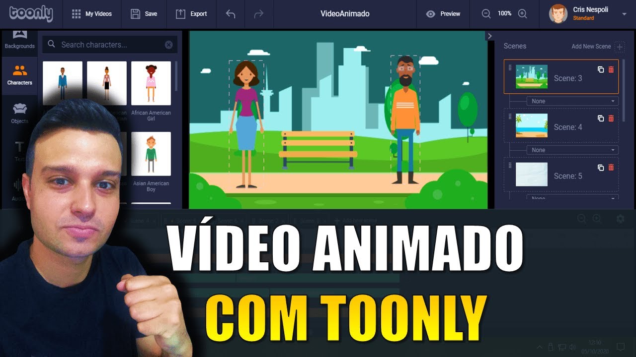 Como Criar Animações com o TOONLY
