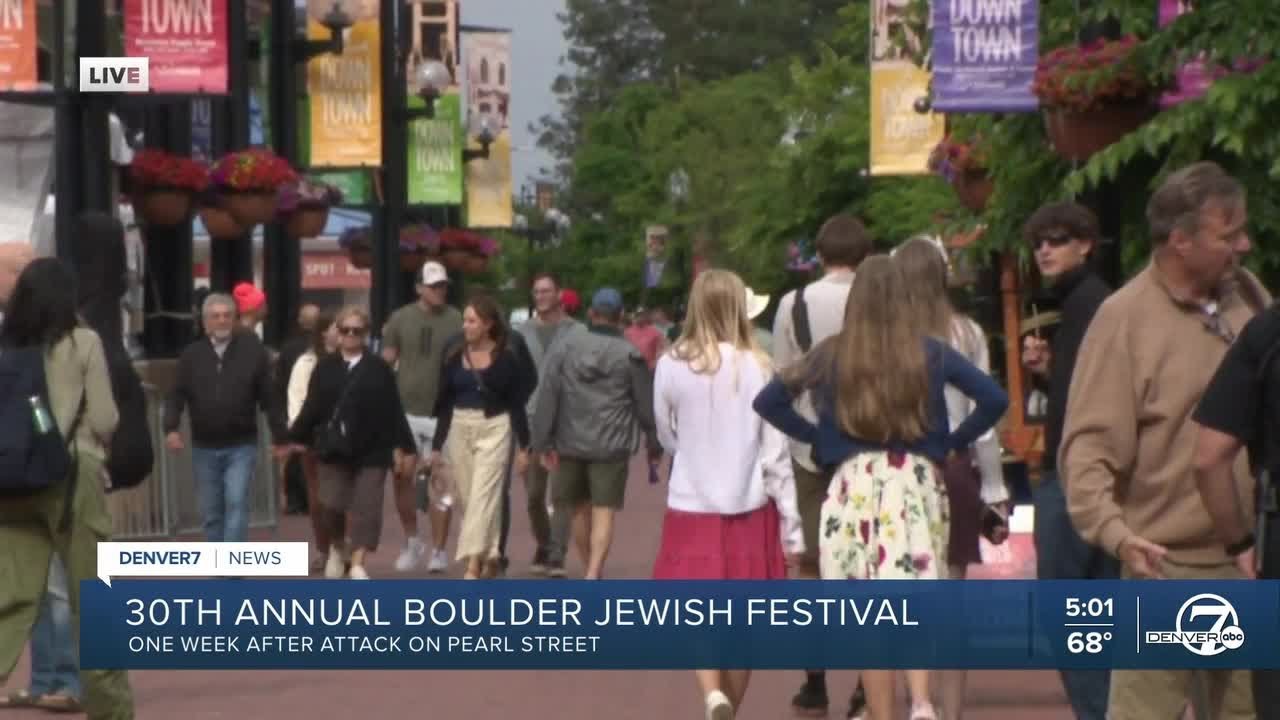 Boulder Jewish Festival proceeds with enhanced security and focus on healing after attack