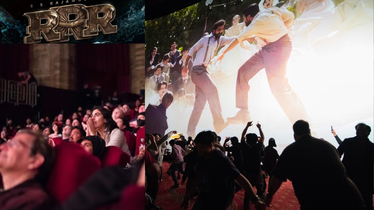 RRR TCL Chinese Theatre Reaction CRAZY Crowd Dance & More, SS Rajamouli, Jr NTR, Ram Charan IMAX