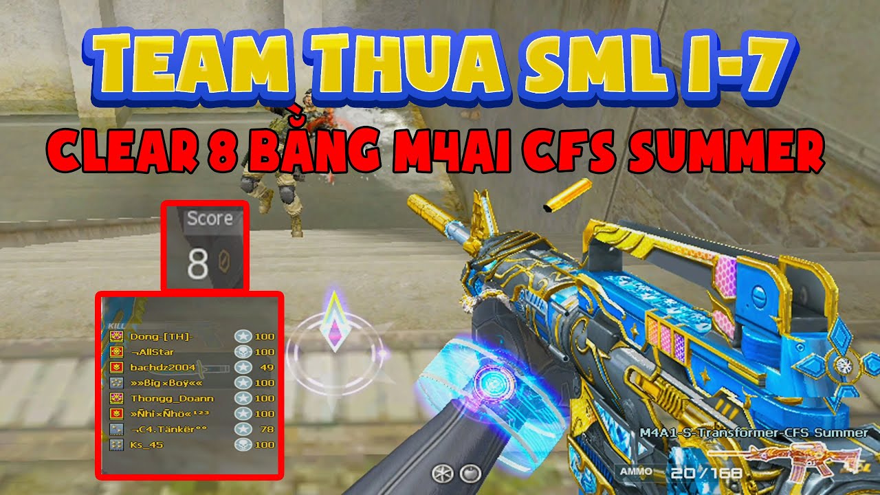 ► Bình luận Đột Kích gặp team thua SML 1- 7 - Pha xử lí Clear 8 mãn nhãn - Tú Lê