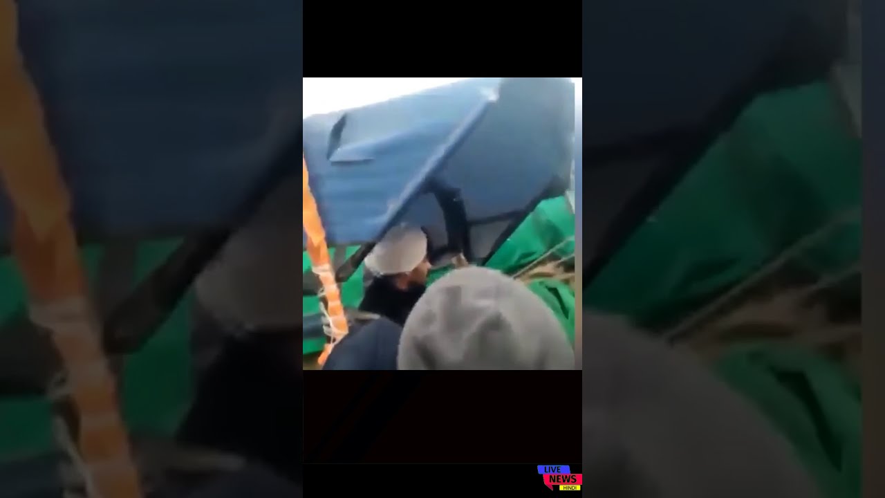 Deep Sidhu running away from farmers viral video| Deep Sidhu among Farmers| Kisan Andolan