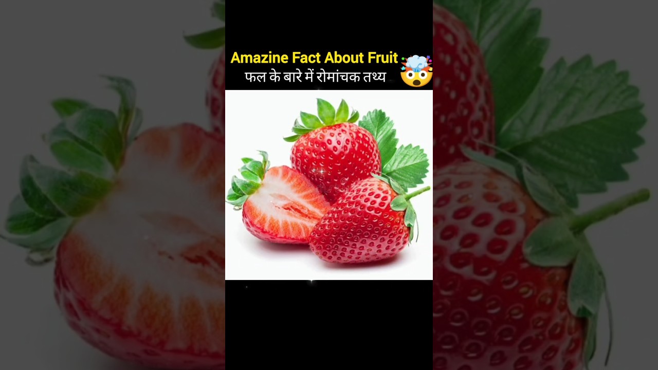 Top 05 Amazing Facts About fruits 🍓🍑 | Facts in Hindi | Random Facts | Food Facts |