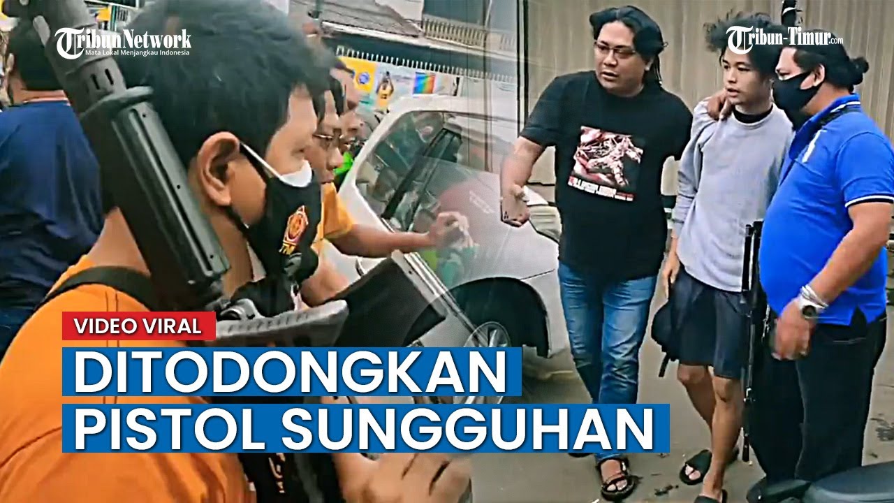 Acungkan Pistol Mainan ke Pengendara, Remaja Ditodongkan Pistol Sungguhan, Ini Kronologi Lengkapnya