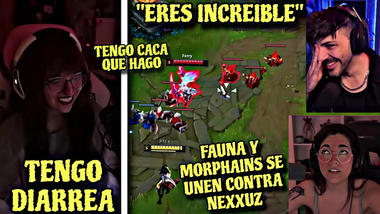 MORPHAINS SIN FILTRO CONFIESA ESTO EN DIRECTO Y NEXXUZ, FAUNA Y KENFLOW TIENEN LA MEJOR REACCIÓN 😆😂