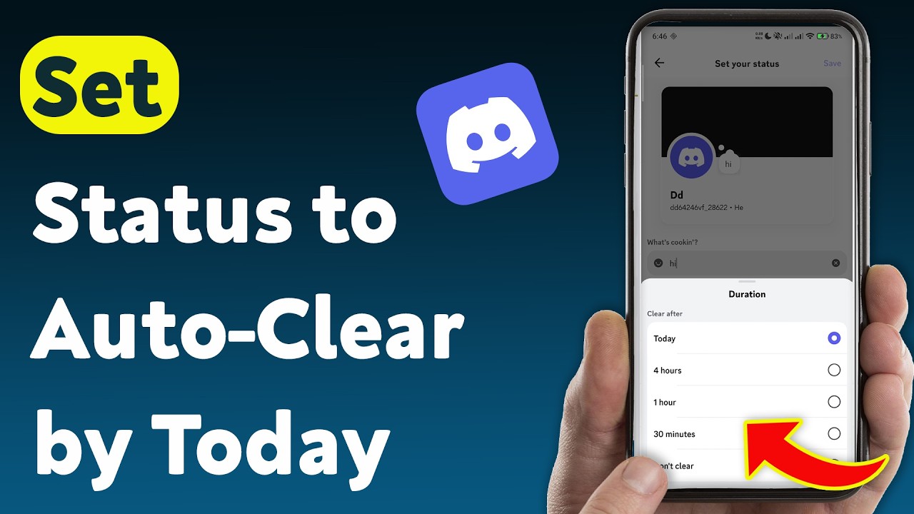How to Set Discord Status to Auto-Clear by Today (Updated)